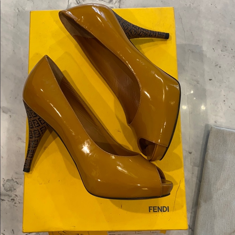 Authentic Fendi Patent Shoes